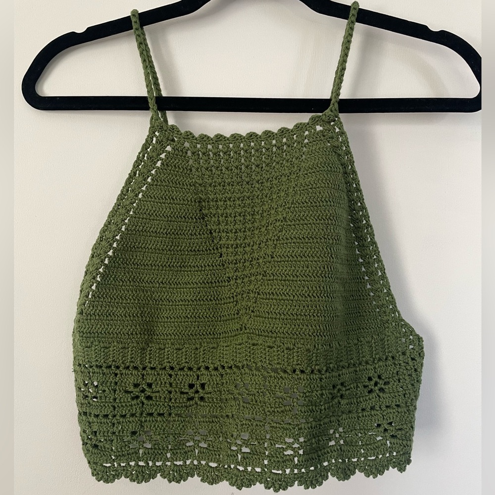 Crochet Top - flea market find!